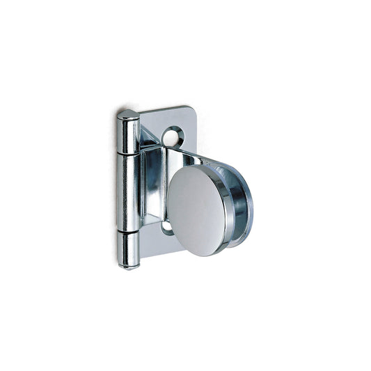 Glass door hinge, inset GH34-0CR, by Sugatsune / LAMP (Japan)