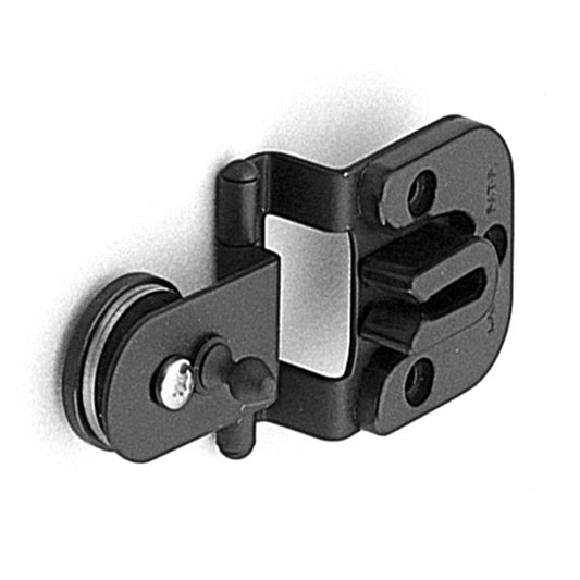 Glastürscharnier, halb aufliegend, mit Zuhaltefunktion GHC34-8B, von Sugatsune / LAMP (Japan)