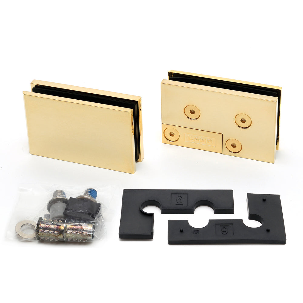 Glastürscharnier, einliegend GS-GH20-GP, von Sugatsune / LAMP (Japan)