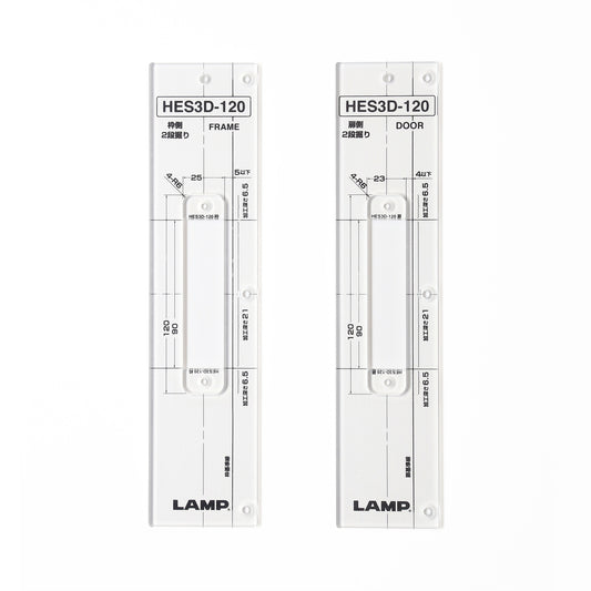Installation template HES3D-120-TMP, from Sugatsune / LAMP (Japan)