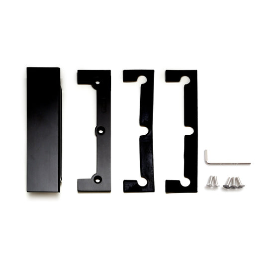 Support de porte vitrée HES3D-G120BKT-BL, de Sugatsune / LAMP (Japon)