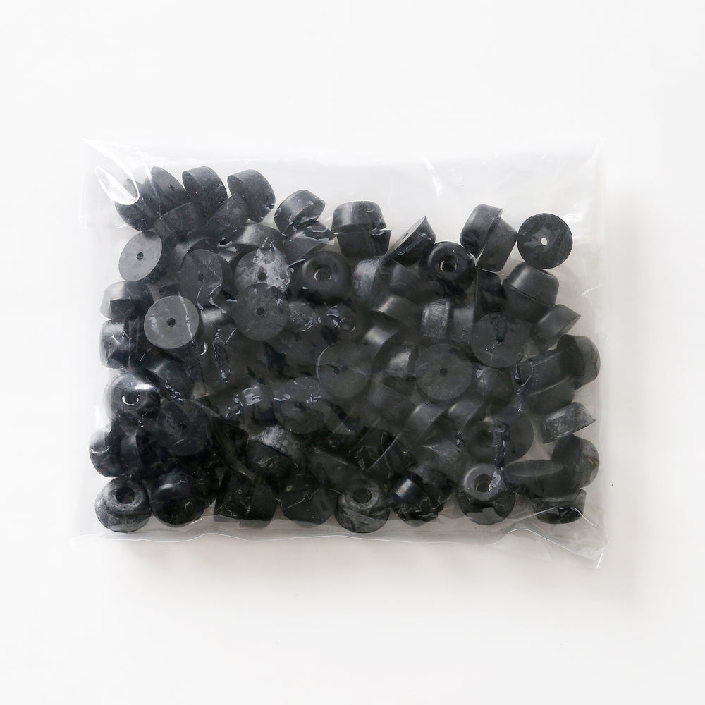 Stellfuß, Gummi, Packung à 100 Stk. K-209-P100, von Sugatsune / LAMP (Japan)
