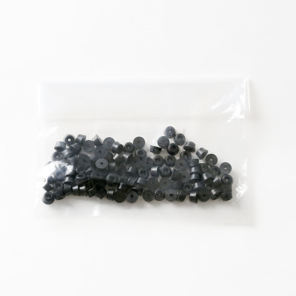 Adjustable rubber feet, pack of 100, K-95-P100, by Sugatsune / LAMP (Japan)