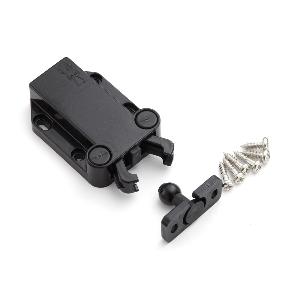 Nicht magnetischer Druckschnäpper MC-37F-BK, von Sugatsune / LAMP (Japan)