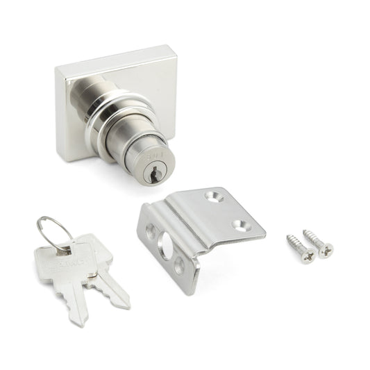 Glass door lock, keyed alike MKL-2100-D, by Sugatsune / LAMP (Japan)