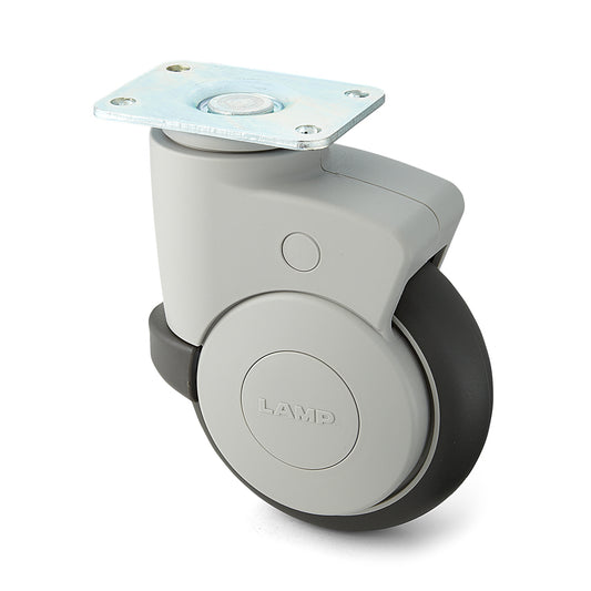 Rolle mit Doppelbremssystem, mit Platte MX-125P, von Sugatsune / LAMP (Japan)