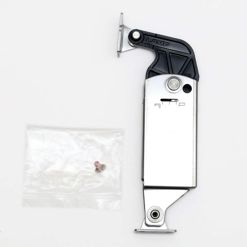 Flap fitting, opening-assisted, adjustable balance, rear wall mounting S-ATJ01S, by Sugatsune / LAMP (Japan)