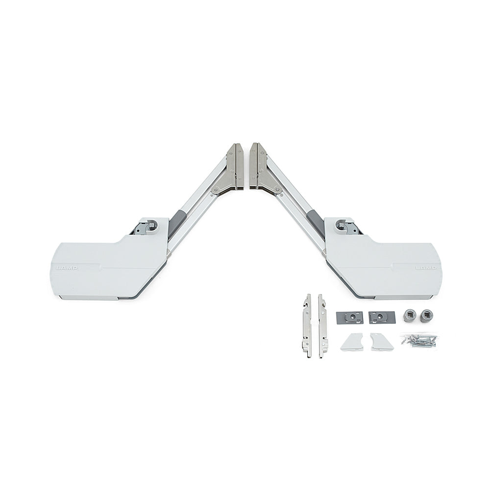 Lift-up Klappenbeschlag, nach oben schwingend SLU-ELAN-M4, für Fronthöhe: 390~450 mm, von Sugatsune / LAMP (Japan)