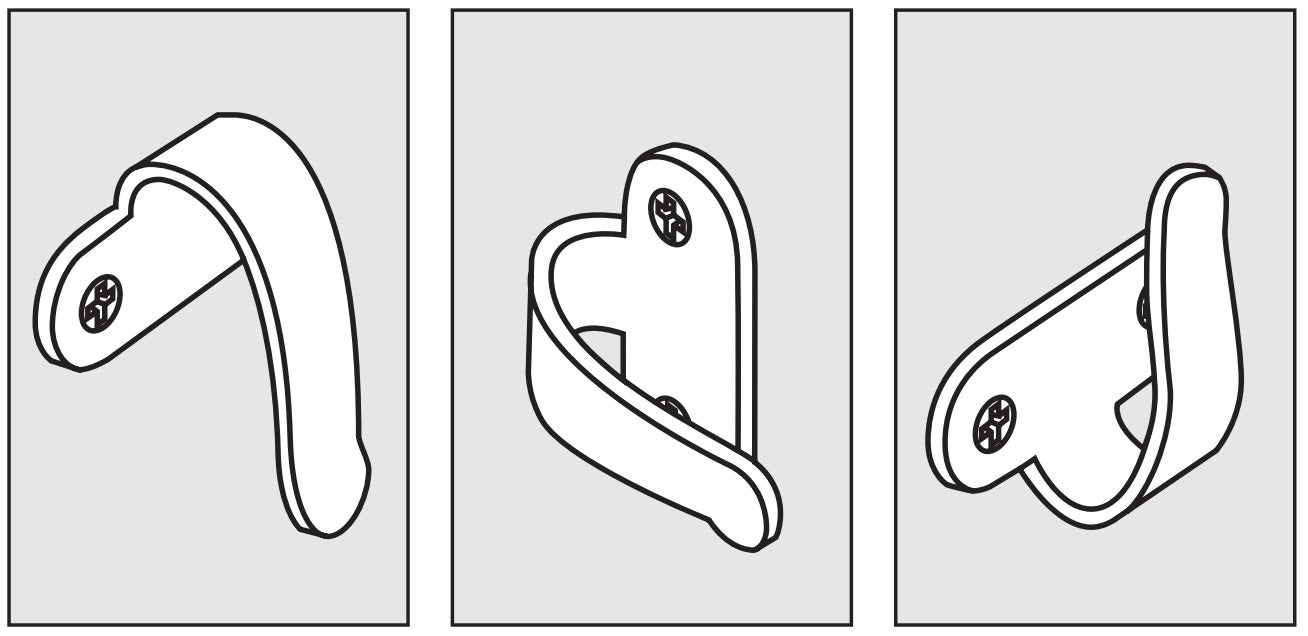 High-quality universal hook made of SUS304 stainless steel, 65 mm (2.6"), 4H-65M. Towel hook made of V2A for bathrooms, swimming pools, shipbuilding, RVs, outdoors, humid environments, and much more, from Sugatsune / LAMP® (Japan)
