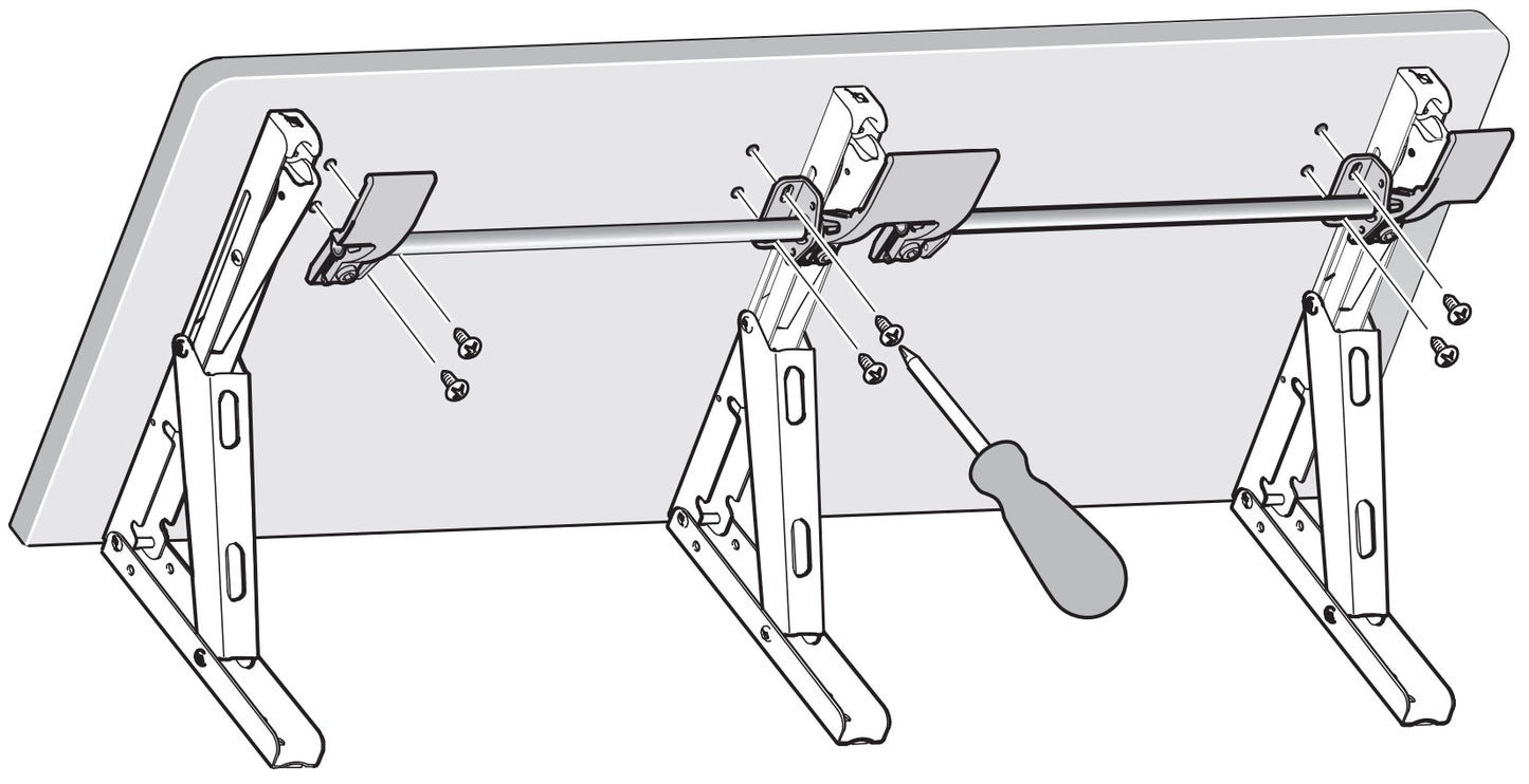 Practical connecting rod, design: for three folding consoles, EB-907561 and EB-907572 for Robust Soft by ROCA and EB-DA folding console