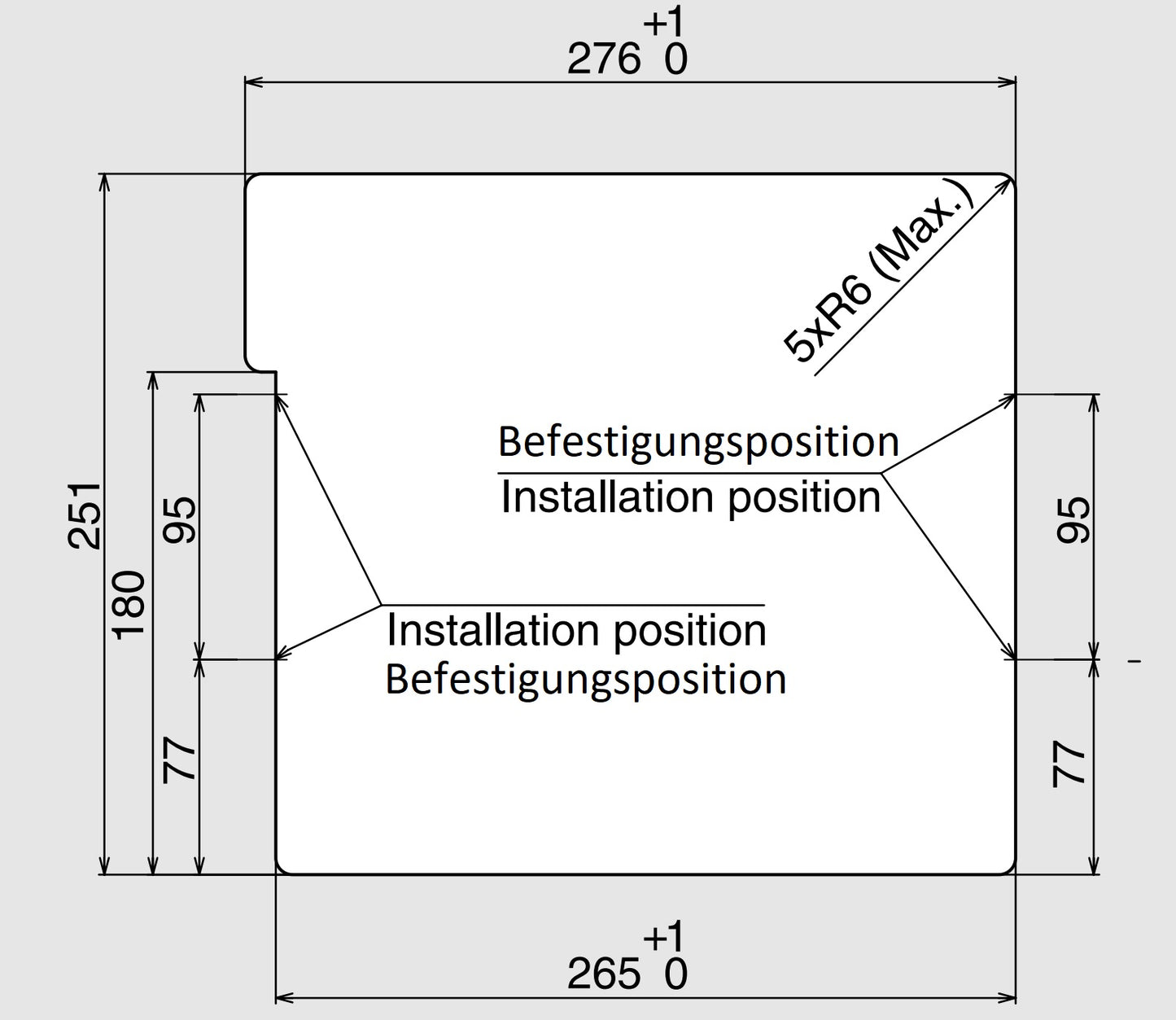 Hochwertige verschließbare rechteckige Müllklappe für die senkrechte Montage, mit Soft-Close, aus rostfreiem Edelstahl, AZ-GD230L-HL. Edelstahlmüllklappe mit Schloss für Gastronomie, Ladenbau und viel mehr, von Sugatsune / LAMP® (Japan)