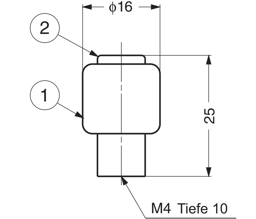 Hochwertiger weicher Möbelknopfgriff aus Aluminiumlegierung und Elastomer, Oberfläche: schwarz, 25 mm (1″), FS-06-S. Elastischer Griffknopf aus Aluminium und Gummi für Schublade, Möbeltür, Küchenschrank und viel mehr, von Sugatsune / LAMP® (Japan)