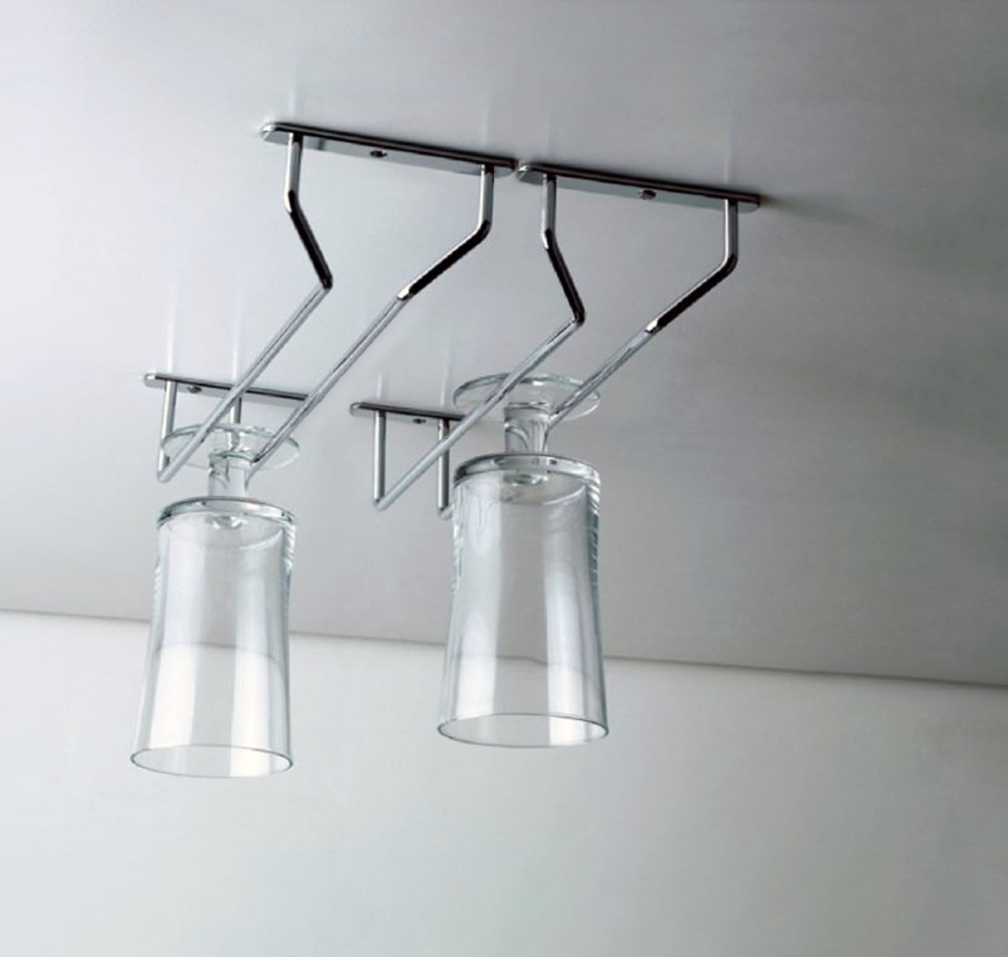 High-quality wine glass holder, made of steel, chrome-plated, 340 mm (13-25/64″), 8938011 for wine glasses, champagne glasses, cocktail glasses, cognac glasses, goblets