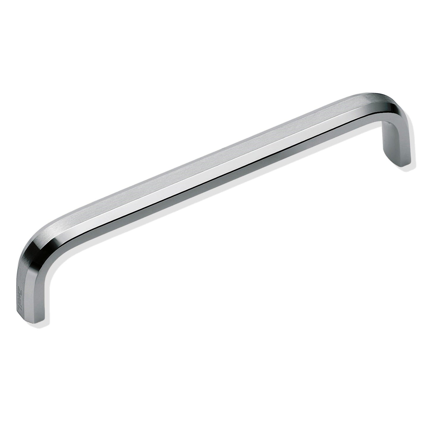 ZweiL® stainless steel furniture handle, 202 mm, ZL-2002-192. Furniture handle made of the finest V4A (SUS316) stainless steel for exclusive interior design and high-quality furnishings by Sugatsune / LAMP® (Japan).