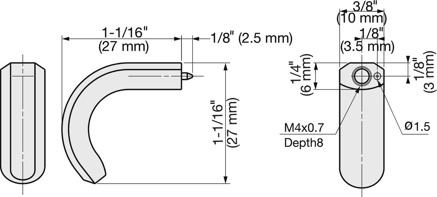 ZweiL® Edelstahl-Möbelknopf, 27 mm (1,1″) ZL-1905. Möbelknopf aus feinstem Edelstahl V4A (SUS316) für exklusive Raumgestaltung und hochwertige Einrichtungen von Sugatsune / LAMP® (Japan)