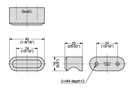 ZweiL® Edelstahl-Möbelknopf, 40 mm (1,6″) ZL-1907-24. Hochwertiger massiver und eleganter Türgriffknopf für Holztür und Glastür aus feinstem Edelstahl V4A (SUS316) für exklusive Raumgestaltung und hochwertige Einrichtungen von Sugatsune / LAMP® (Japan)